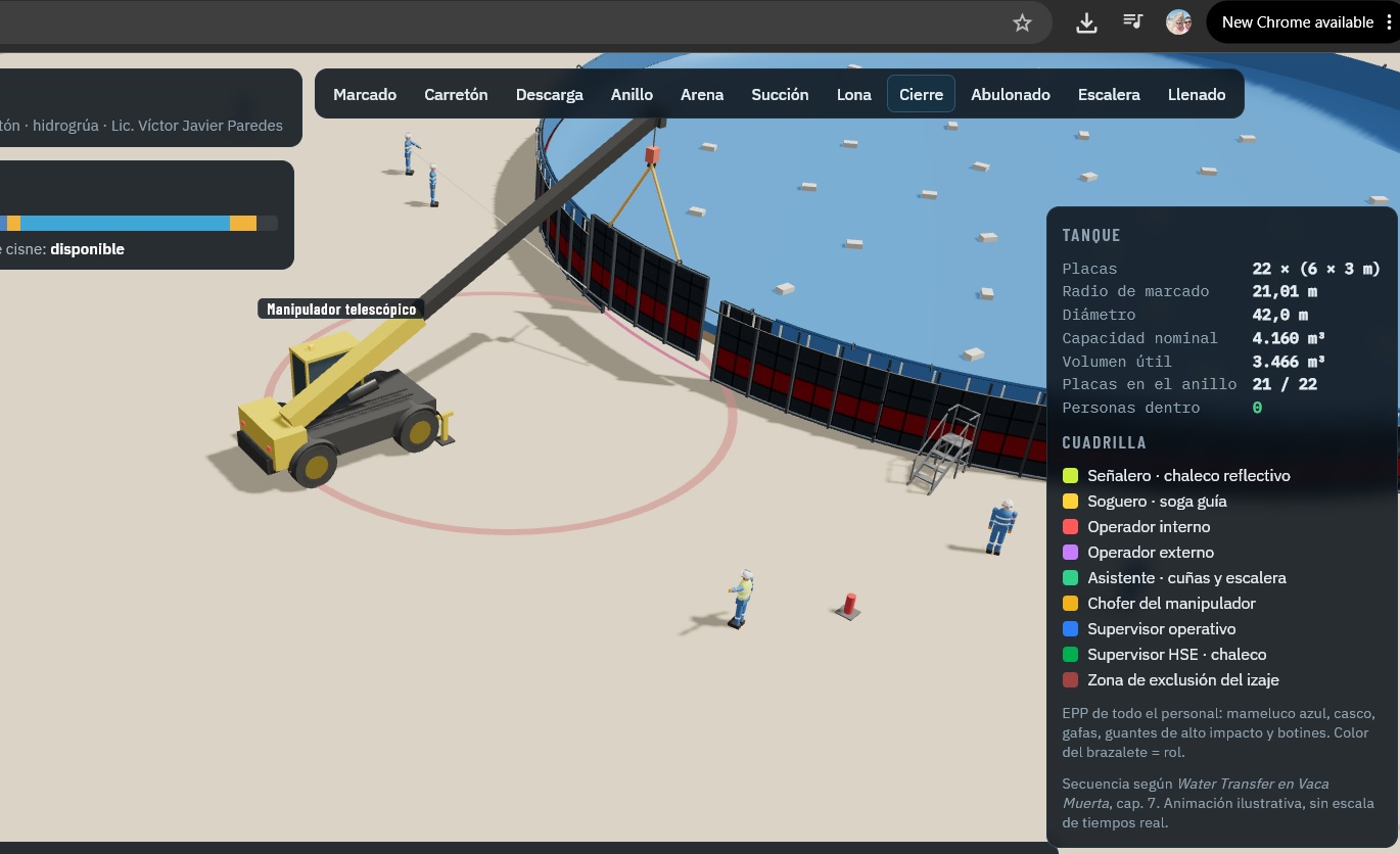 Animación 3D del montaje de un tanque australiano